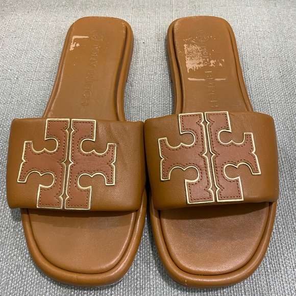Tory Burch Shoes - Tory Burch Double T Strap Sport Slide Sandal Size 9
